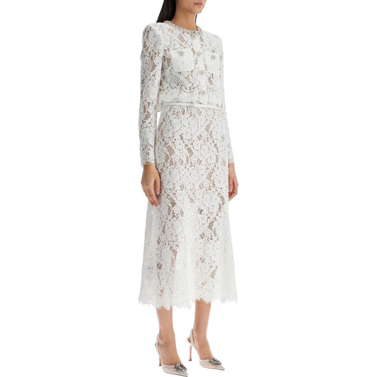 Self-Portrait Self Portrait midi lace dress in seven