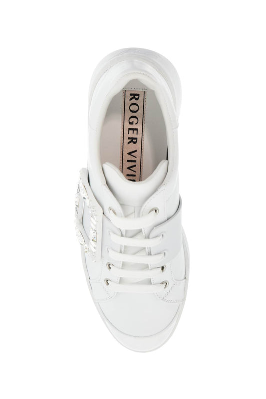 Roger Vivier white leather sneakers viv skate with rhinestones Sneakers Roger Vivier