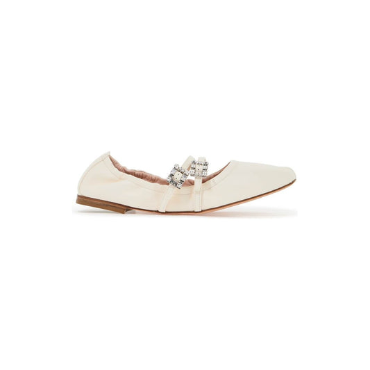 Roger Vivier "nappa ballet flats with strass buck Flat Shoes Roger Vivier