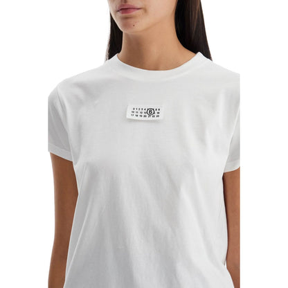 MM6 Maison Margiela t-shirt with logo label Topwear MM6 Maison Margiela