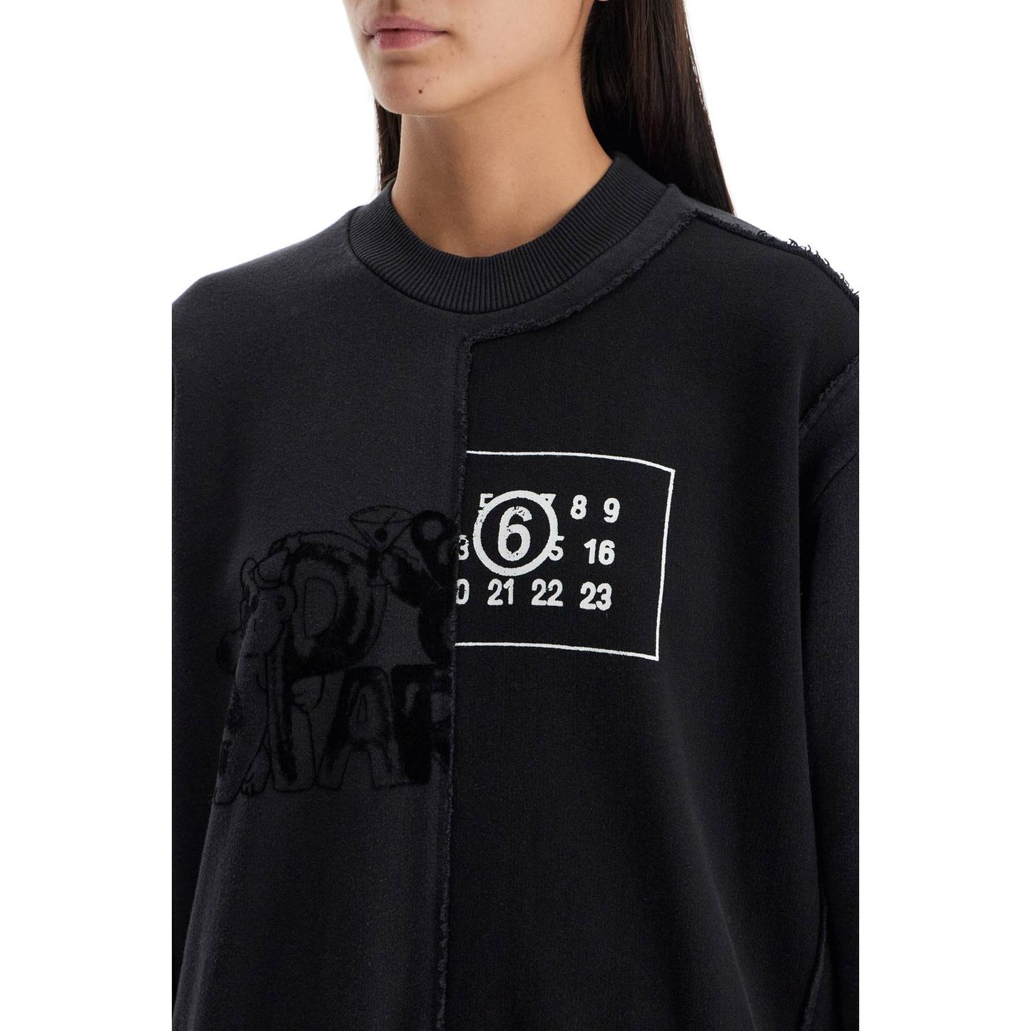 MM6 Maison Margiela 'party bear & numeric sweatshirt Topwear MM6 Maison Margiela