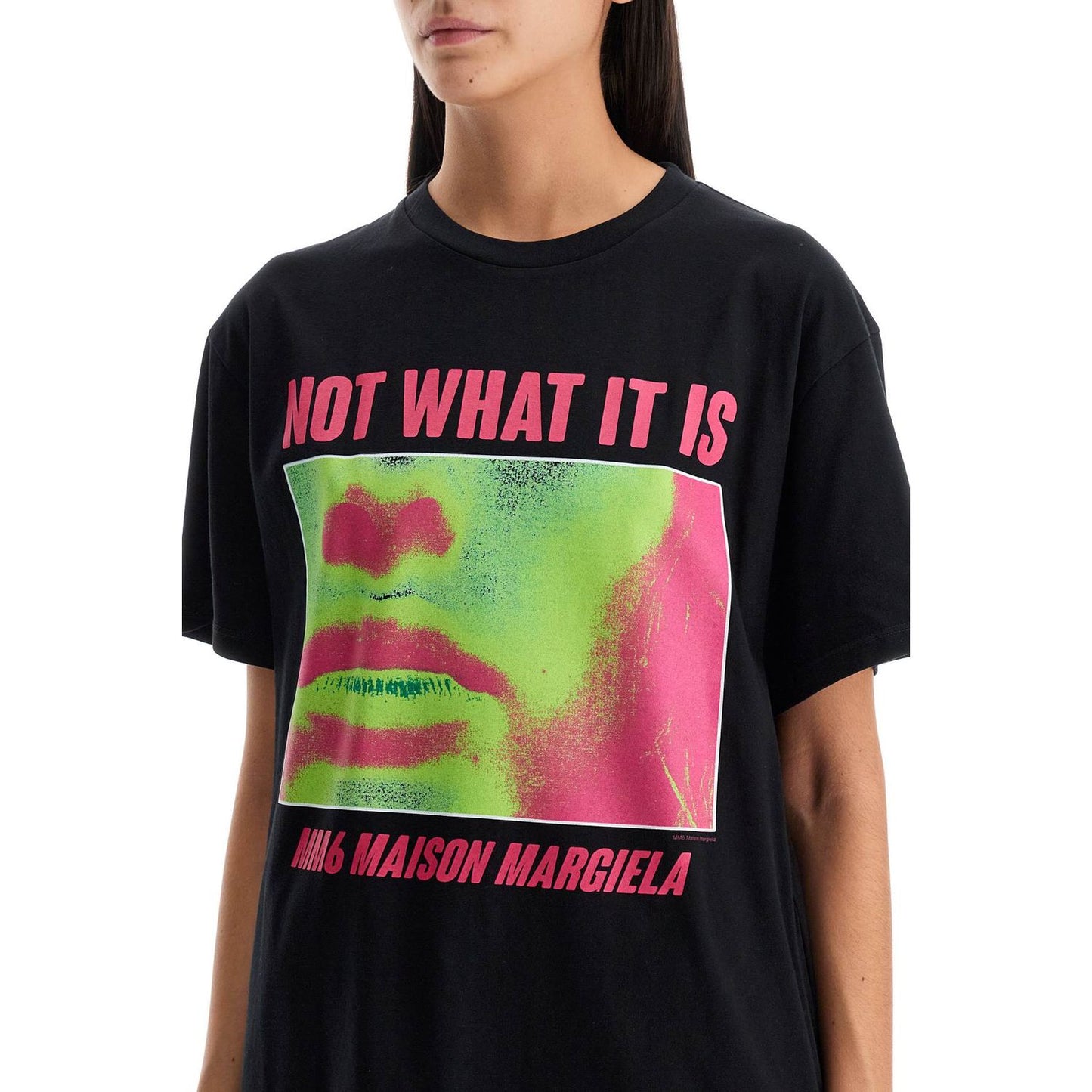 MM6 Maison Margiela oversized printed t Topwear MM6 Maison Margiela