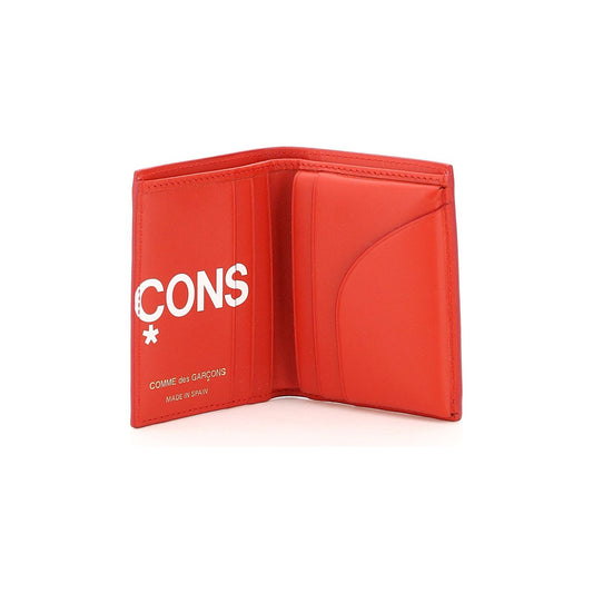 Comme Des Garcons Wallet small bifold wallet with huge logo