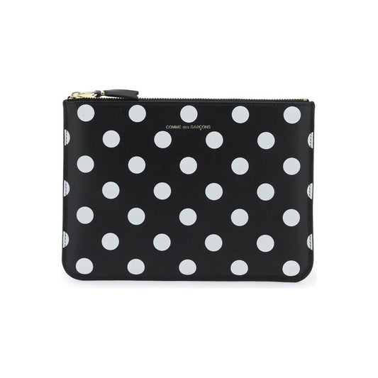 Comme Des Garcons Wallet polka dots pouch