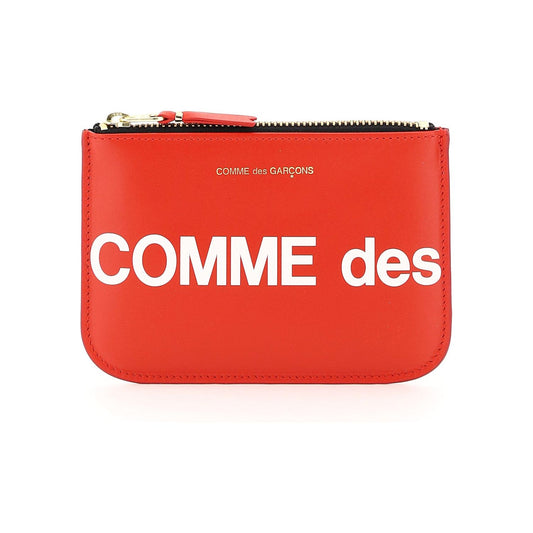 Comme Des Garcons Wallet huge logo pouch Small Leather Goods Comme Des Garcons Wallet