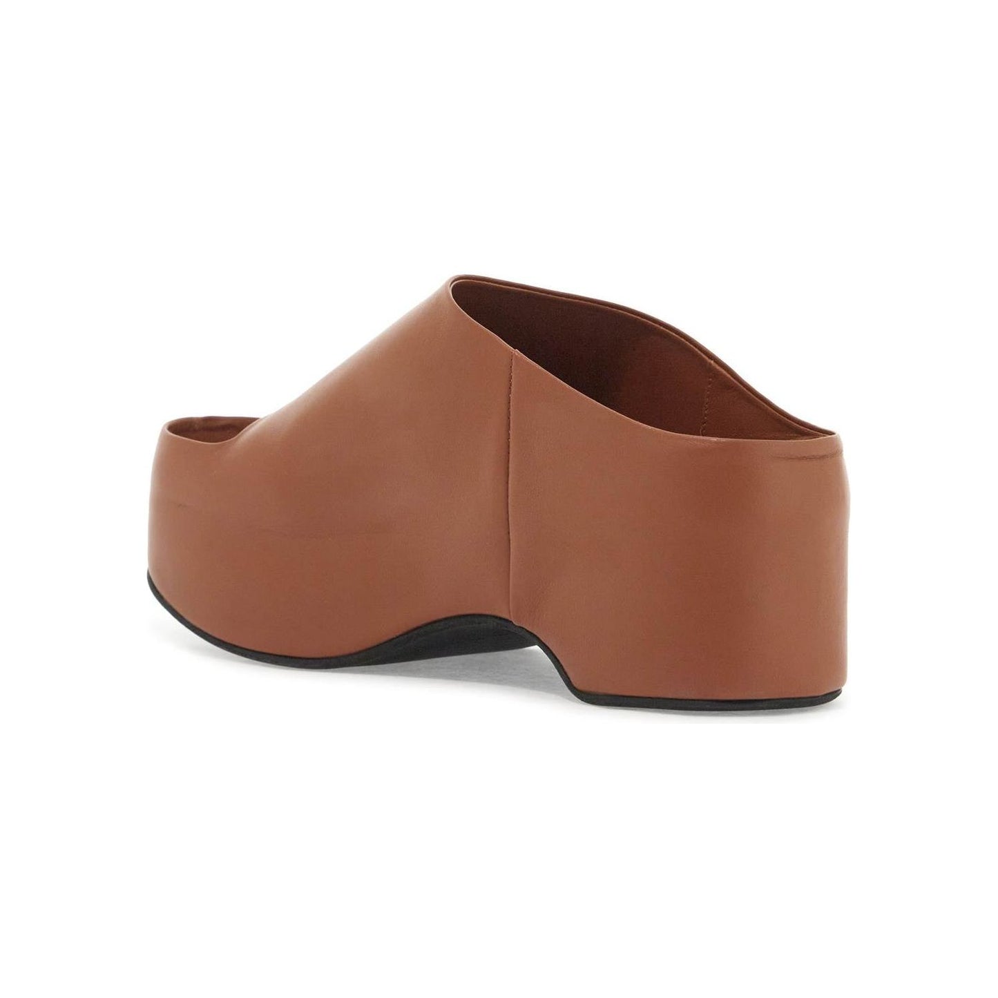 Marni chunky clog sabot in nappa leather Mules Marni