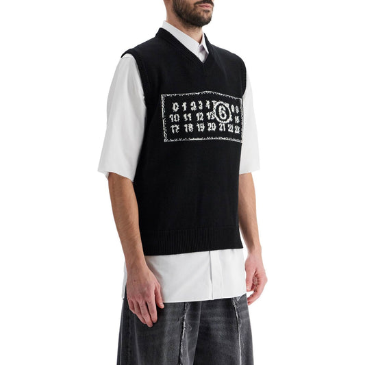 MM6 Maison Margiela sleeveless pullover with Knitwear MM6 Maison Margiela