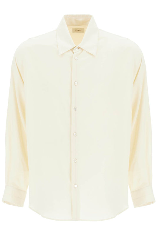 Lemaire loose fit wool blend shirt