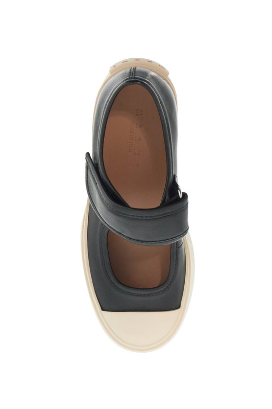 Marni Marni pablo mary jane nappa leather sneakers