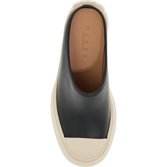 Marni smooth leather pablo clogs