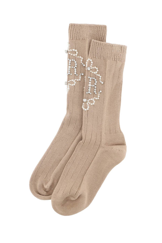 Simone Rocha sr socks with pearls and crystals Beachwear & underwear Simone Rocha