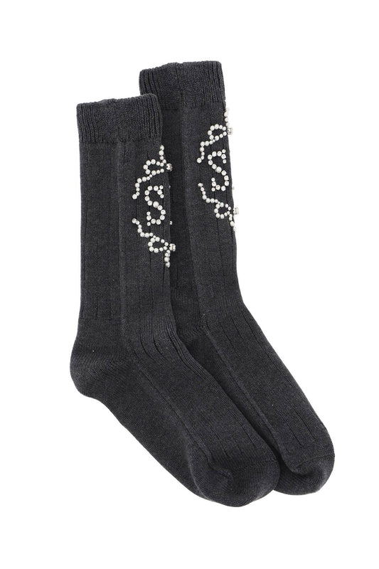 Simone Rocha sr socks with pearls and crystals Beachwear & underwear Simone Rocha