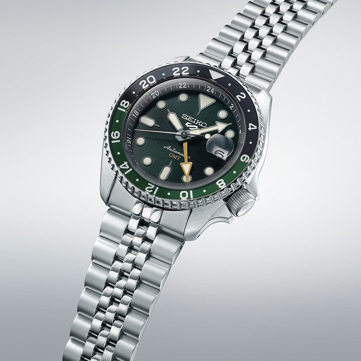 SEIKO 5 SPORTS Mod. GMT AUTOMATIC GREEN WATCHES SEIKO 5