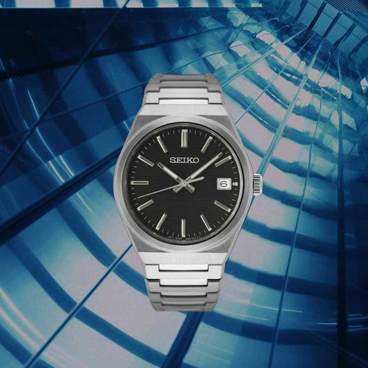 SEIKO Mod. CLASSIC GENT - BLACK WATCHES SEIKO