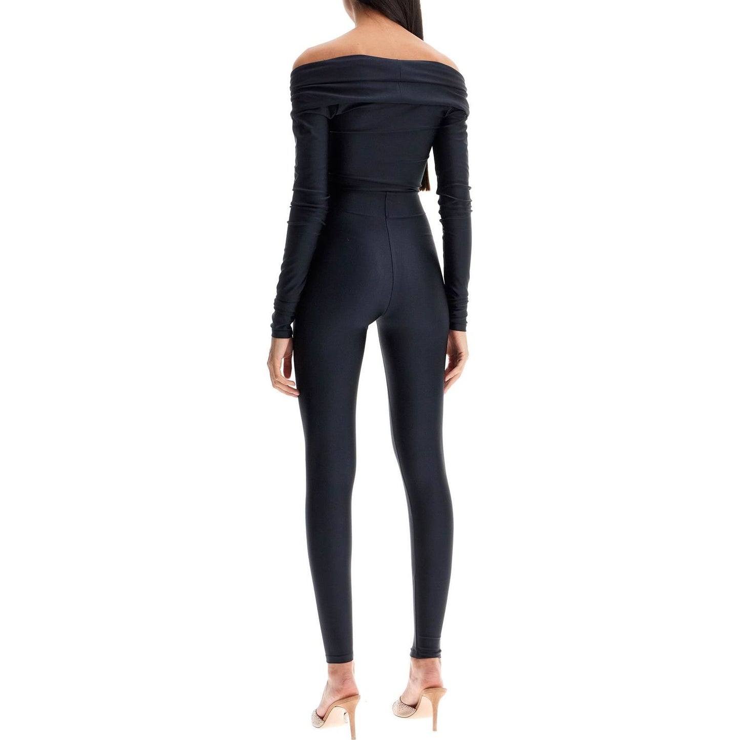 THE ANDAMANE off-shoulder kendall Jumpsuits THE ANDAMANE