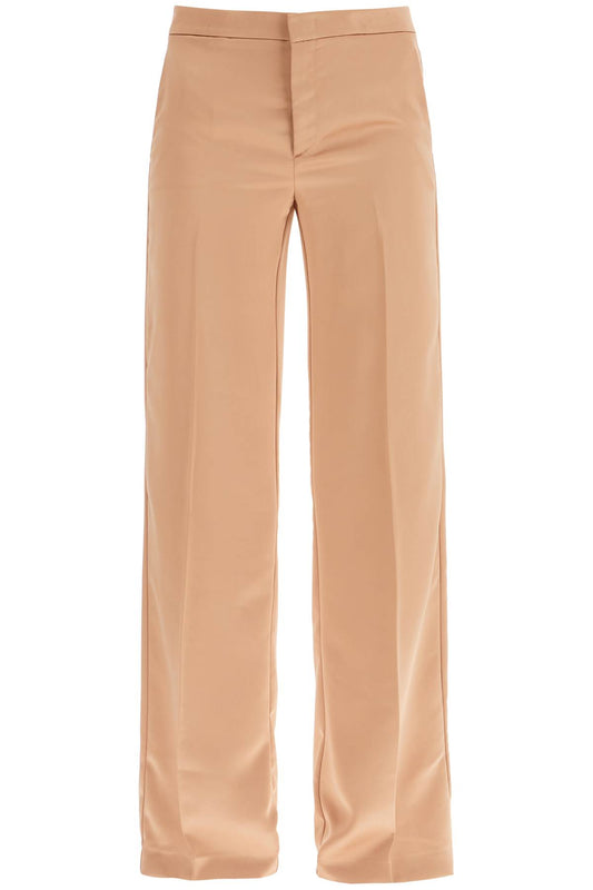 THE ANDAMANE flared satin trousers Trousers THE ANDAMANE