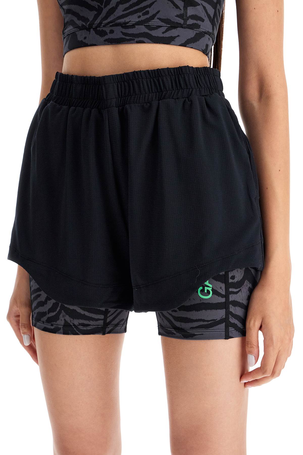 Ganni sporty mesh shorts for active Short trousers Ganni