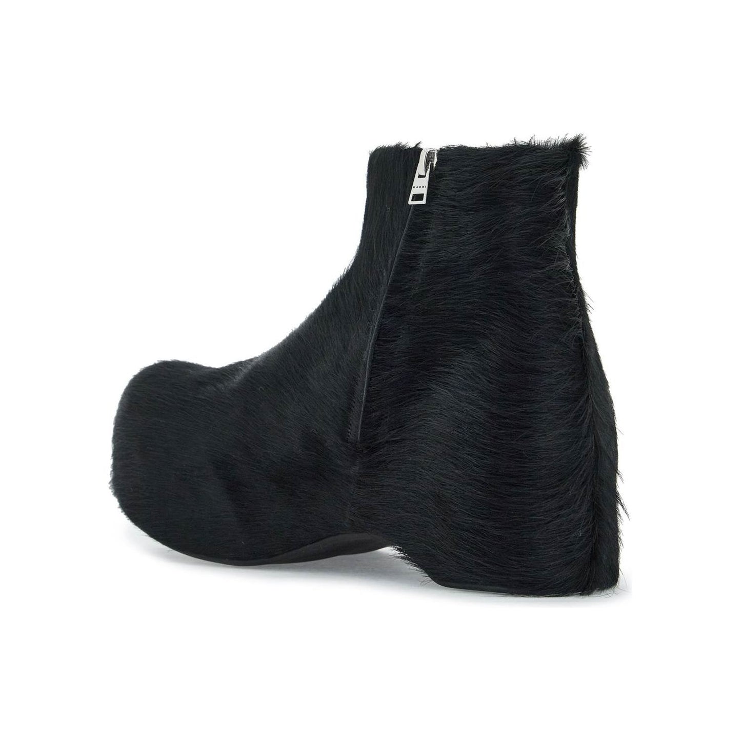 Marni 'long-haired chunky ankle boots Boots Marni