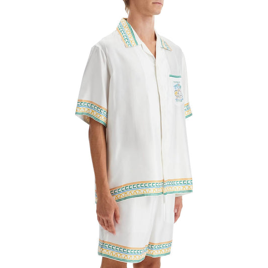 Casablanca silk crayon temple tennis club shirt Shirts Casablanca