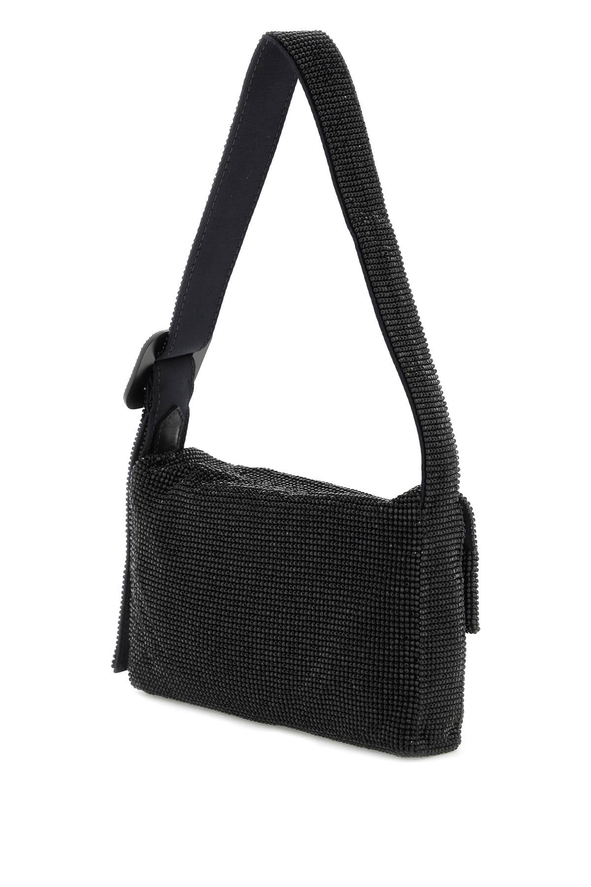 Front view with bag zipped and handles upright.