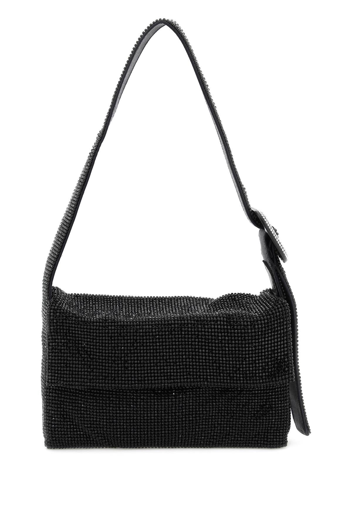 Front view with bag zipped and handles upright.