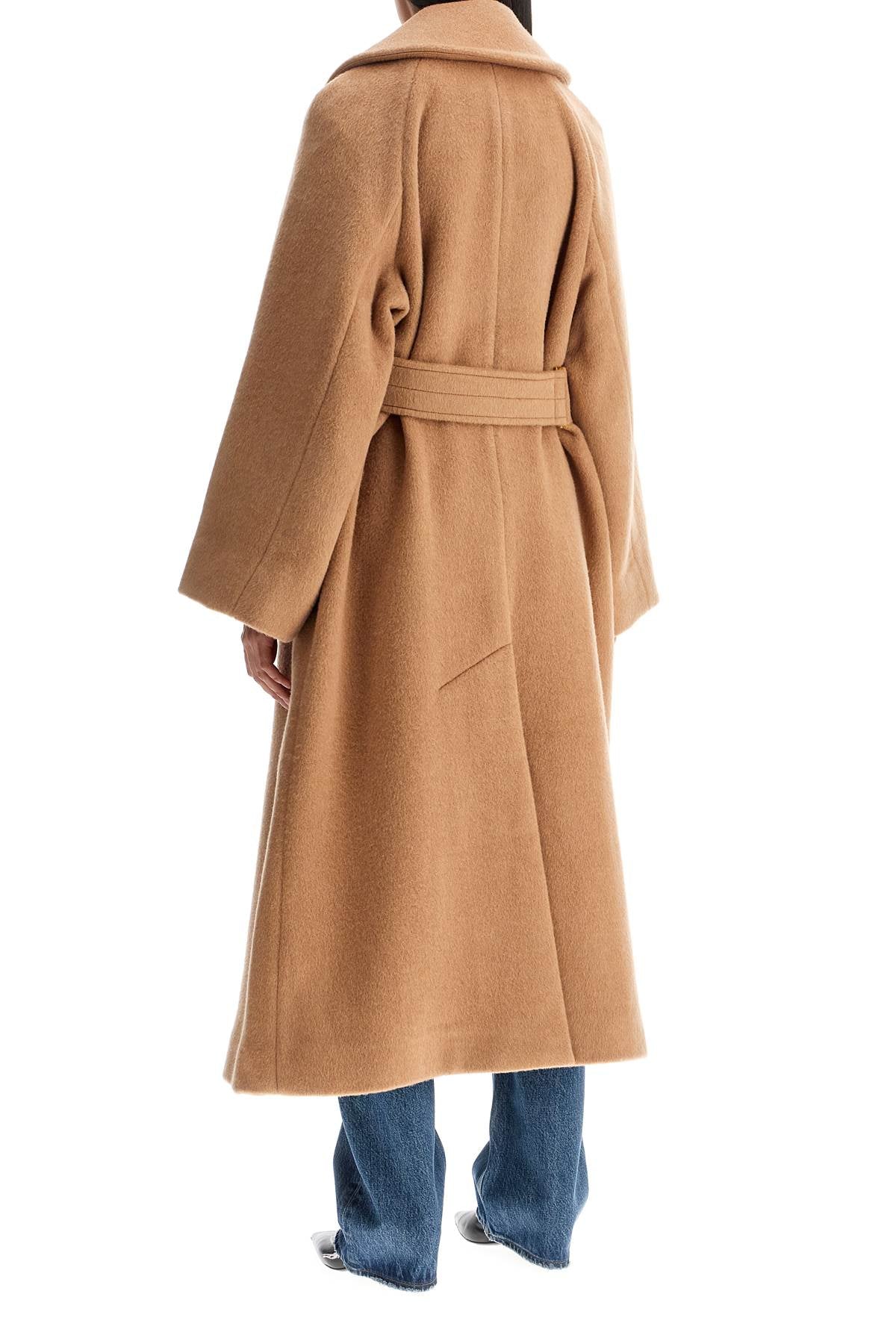 Ganni Ganni long recycled wool coat