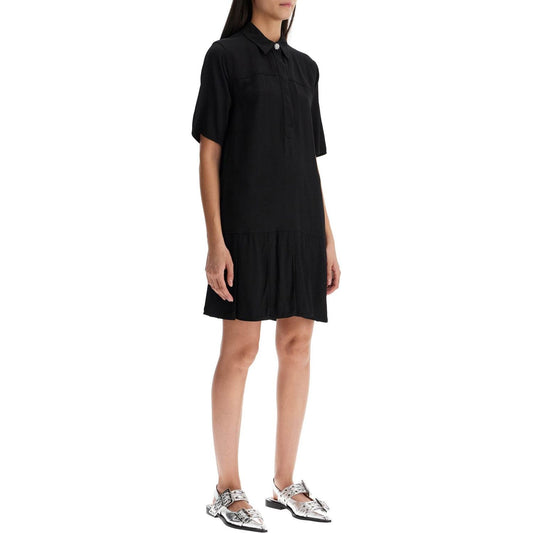 Ganni 'viscose mini dress with Dresses Ganni