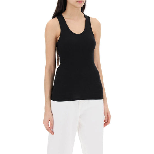 Wardrobe.Nyc ribbed sleeveless top with Topwear Wardrobe.Nyc