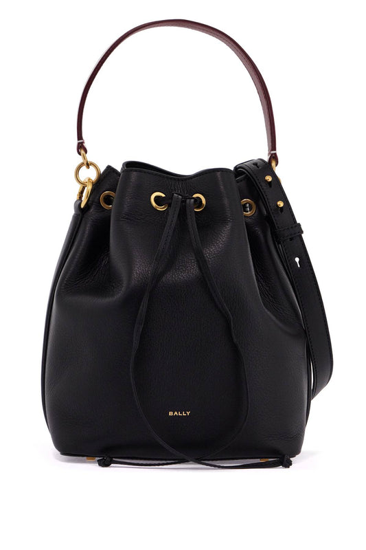 Bally bucket bag with drawstring closure