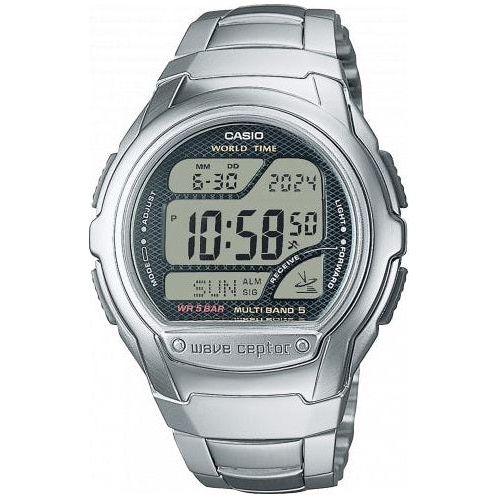 CASIO WAVE CEPTOR - WORLD TIME. RADIO CONTROLLED. Radio signal receiver (EU. USA. Japan) WATCHES CASIO