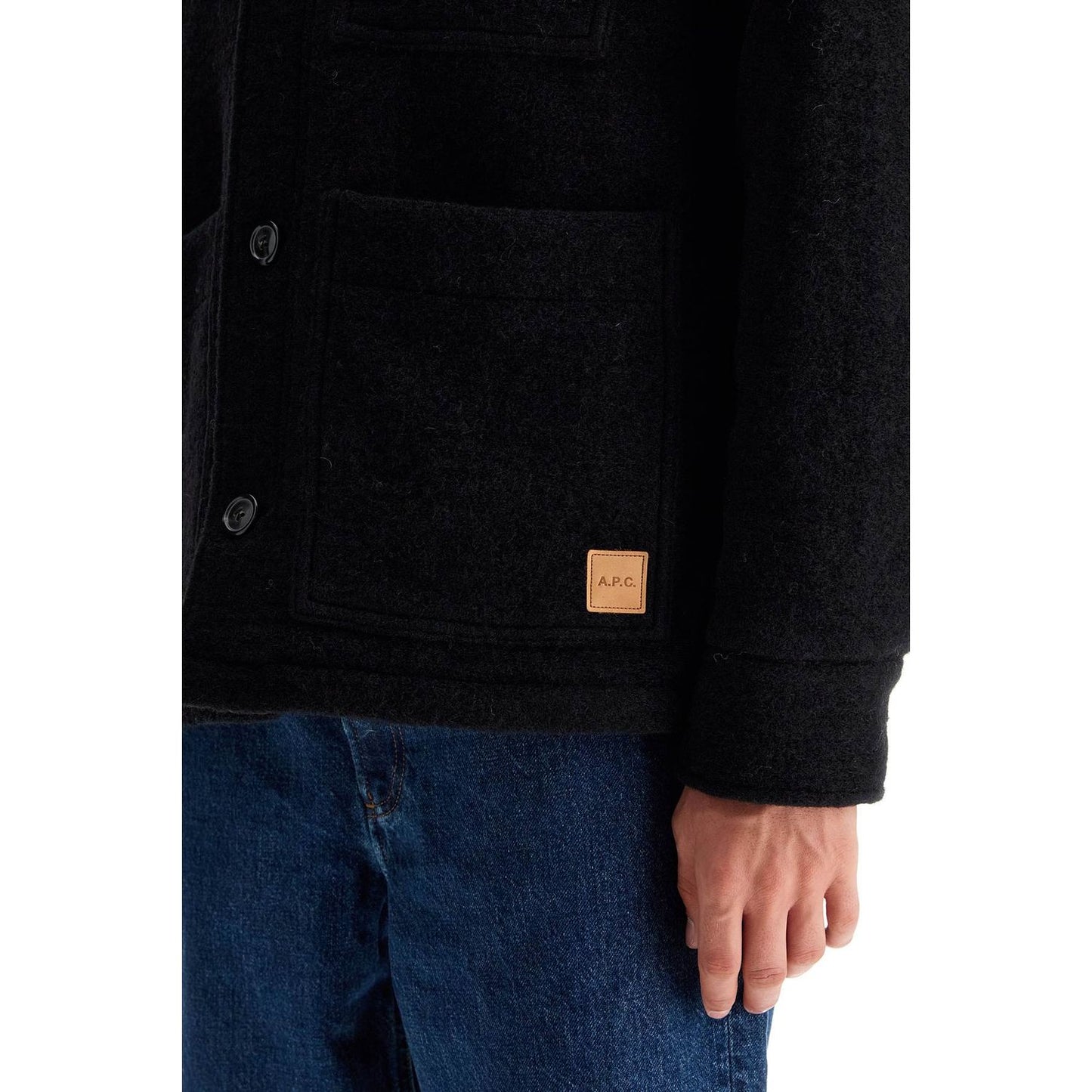 A.P.C. "emile wool effect fleece Vests A.P.C.