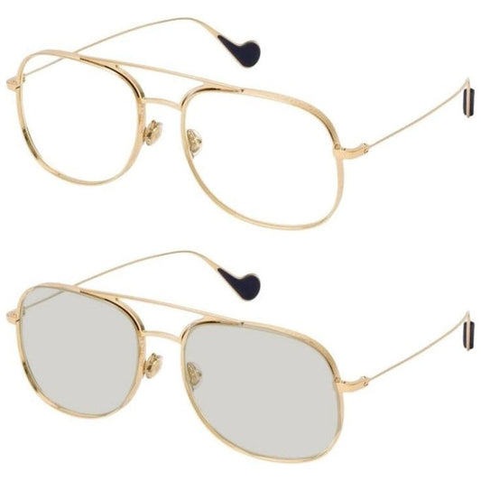 MONCLER SUNGLASSES Mod. PHOTOCHROMIC SHINY PALE GOLD SUNGLASSES & EYEWEAR MONCLER SUNGLASSES