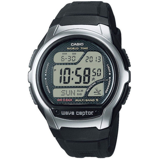 CASIO WAVE CEPTOR - WORLD TIME, RADIO CONTROLLED, Radio signal receiver (EU, USA, Japan) • Stop function • Alarm • Multi-language WATCHES CASIO